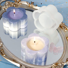 Load image into Gallery viewer, Plum Candlesticks Silicone Molds DIY Cement Tealight Holder Plaster Mould Aromatherapy Candle Mold
