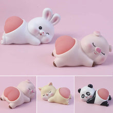 Load image into Gallery viewer, Cute Cartoon Car Ornament Ornaments Doll QQ's Ass Toys Panda Cat Rabbit Pig Decoration Gifts Car Interior Accessories
