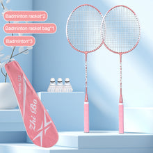 Load image into Gallery viewer, Fantasy Badminton Racket Set Professional Ultralight Iron Alloy Competition Training Racket Beatable Durable Sporting Goods
