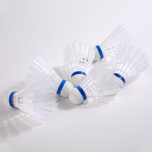 Load image into Gallery viewer, 12PCS Nylon Badminton Cork Ball Head Hollow Ball Skirt Durable Windproof Recreational Training Special Ball
