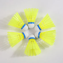 Load image into Gallery viewer, 12PCS Nylon Badminton Cork Ball Head Hollow Ball Skirt Durable Windproof Recreational Training Special Ball
