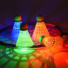 Load image into Gallery viewer, 1PC LED Luminous Nylon Badminton Elastic Foam Ball Head Durable Windproof Recreational Training Special Ball
