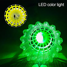 Load image into Gallery viewer, 1PC LED Luminous Nylon Badminton Elastic Foam Ball Head Durable Windproof Recreational Training Special Ball
