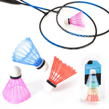 Load image into Gallery viewer, 3PCS Colorful Nylon Badminton EVA Ball Head Beatable Durable Recreational Training Badminton Supplies For Adults And Children
