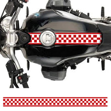 Load image into Gallery viewer, 50cm/20inch Motorcycle Checkered Racing Stripes Tank Decals Decoration Stickers DIY Fuel Tank Sticker Waterproof Accessories
