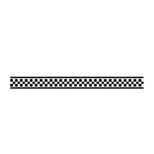 Load image into Gallery viewer, 50cm/20inch Motorcycle Checkered Racing Stripes Tank Decals Decoration Stickers DIY Fuel Tank Sticker Waterproof Accessories
