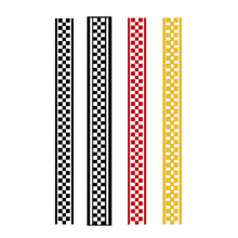 Load image into Gallery viewer, 50cm/20inch Motorcycle Checkered Racing Stripes Tank Decals Decoration Stickers DIY Fuel Tank Sticker Waterproof Accessories
