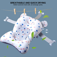 Load image into Gallery viewer, Baby Bath Seat Support Bed Newborn Bathtub Mat Infant Bath Supporter Cushion Anti-Slip Bathing Tub Pillow Nonslip Shower Cradle for 0-18 Months
