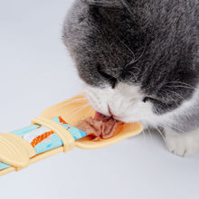 Load image into Gallery viewer, Cat Strip Feeding Spoon For Wet Semi-liquid Foods Cat Strip Squeeze Spoons Pet Snack Feeding Supplies
