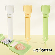 Load image into Gallery viewer, Cat Strip Feeding Spoon For Wet Semi-liquid Foods Cat Strip Squeeze Spoons Pet Snack Feeding Supplies
