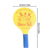 Load image into Gallery viewer, Badminton Racket Big-Headed Ball Set Thick Cartoon Three Feather Ball Racket Children Indoor Activities Props
