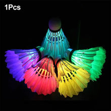 Load image into Gallery viewer, 1PC LED Night Luminoust Badminton Beatable Durable Training Special Badminton Outdoor Sports Entertainment Goose Feather Ball
