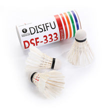 Load image into Gallery viewer, 3PCS/6PCS Duck Feather Badminton Cork Ball Head Beatable Stabilize Match Training Special Badminton
