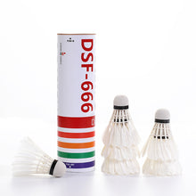 Load image into Gallery viewer, 3PCS/6PCS Duck Feather Badminton Cork Ball Head Beatable Stabilize Match Training Special Badminton

