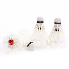 Load image into Gallery viewer, 3PCS/6PCS Duck Feather Badminton Cork Ball Head Beatable Stabilize Match Training Special Badminton
