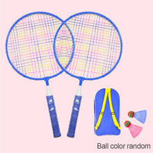 Load image into Gallery viewer, 3-12 Years Children Badminton Racket Set Lightweight Durable Badminton Double Racket And Ball Outdoor Parent-Child Exercise Leisure Toy
