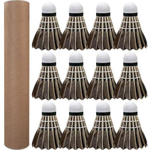 Load image into Gallery viewer, 3/6/12PCS Black Duck Feather Badminton Beatable And Durable Beginner Competition Training Badminton
