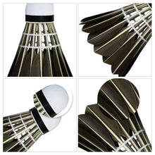 Load image into Gallery viewer, 3/6/12PCS Black Duck Feather Badminton Beatable And Durable Beginner Competition Training Badminton

