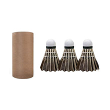 Load image into Gallery viewer, 3/6/12PCS Black Duck Feather Badminton Beatable And Durable Beginner Competition Training Badminton
