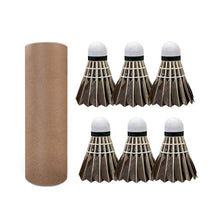 Load image into Gallery viewer, 3/6/12PCS Black Duck Feather Badminton Beatable And Durable Beginner Competition Training Badminton
