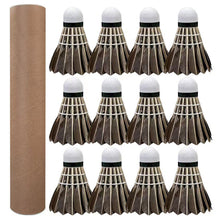 Load image into Gallery viewer, 3/6/12PCS Black Duck Feather Badminton Beatable And Durable Beginner Competition Training Badminton
