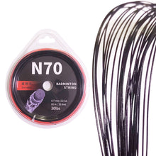 Load image into Gallery viewer, 1 Roll 0.61/0.68/0.7MM Badminton Racket String High Elastic Resistance Training Special Ball Line Badminton Racket Maintenance Accessories
