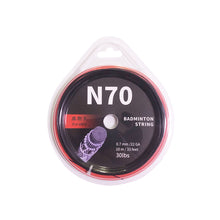 Load image into Gallery viewer, 1 Roll 0.61/0.68/0.7MM Badminton Racket String High Elastic Resistance Training Special Ball Line Badminton Racket Maintenance Accessories
