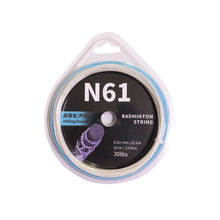 Load image into Gallery viewer, 1 Roll 0.61/0.68/0.7MM Badminton Racket String High Elastic Resistance Training Special Ball Line Badminton Racket Maintenance Accessories
