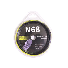 Load image into Gallery viewer, 1 Roll 0.61/0.68/0.7MM Badminton Racket String High Elastic Resistance Training Special Ball Line Badminton Racket Maintenance Accessories
