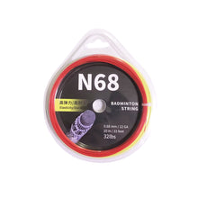 Load image into Gallery viewer, 1 Roll 0.61/0.68/0.7MM Badminton Racket String High Elastic Resistance Training Special Ball Line Badminton Racket Maintenance Accessories
