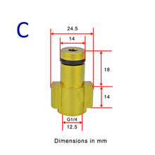 Load image into Gallery viewer, Car Wash Metal Adapter Foam Nozzle Foam Generator Foam High Pressure Washer Soap Foamer for Nilfisk Karcher Huter Elitech Lavor Kranzle
