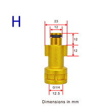 Load image into Gallery viewer, Car Wash Metal Adapter Foam Nozzle Foam Generator Foam High Pressure Washer Soap Foamer for Nilfisk Karcher Huter Elitech Lavor Kranzle

