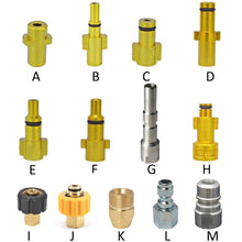 Load image into Gallery viewer, Car Wash Metal Adapter Foam Nozzle Foam Generator Foam High Pressure Washer Soap Foamer for Nilfisk Karcher Huter Elitech Lavor Kranzle
