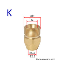Load image into Gallery viewer, Car Wash Metal Adapter Foam Nozzle Foam Generator Foam High Pressure Washer Soap Foamer for Nilfisk Karcher Huter Elitech Lavor Kranzle
