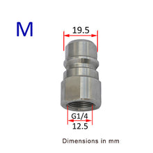 Load image into Gallery viewer, Car Wash Metal Adapter Foam Nozzle Foam Generator Foam High Pressure Washer Soap Foamer for Nilfisk Karcher Huter Elitech Lavor Kranzle
