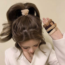 Load image into Gallery viewer, 5PCS Korean Fashion Cute Bear Hair Rope High Elastic Durable Rubber Band Simple Hair Ring Hair Accessories
