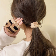 Load image into Gallery viewer, 5PCS Korean Fashion Cute Bear Hair Rope High Elastic Durable Rubber Band Simple Hair Ring Hair Accessories
