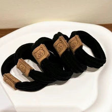 Load image into Gallery viewer, 5PCS Korean Fashion Cute Bear Hair Rope High Elastic Durable Rubber Band Simple Hair Ring Hair Accessories
