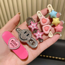 Load image into Gallery viewer, 7Pcs/Set Y2k Sweet Cool Dopamine Girl Women's Hairpin Side Hair Clip Set Designer Headwear Bangs Hairpin Headpiece Hair Accessories Hairwear Duckbill Clip
