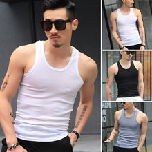 Load image into Gallery viewer, 2024 New Men's Summer Lightweight Vest Sports Casual Home Outdoor Close-Fitting Tops Breathable Quick Drying Tight Fitting Vest
