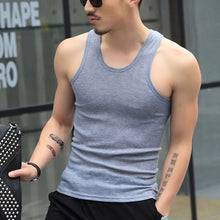 Load image into Gallery viewer, 2024 New Men's Summer Lightweight Vest Sports Casual Home Outdoor Close-Fitting Tops Breathable Quick Drying Tight Fitting Vest
