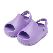 Load image into Gallery viewer, New Fashion Sandals For Babies Children Bathroom Slippers Summer Solid Color Anti Slip Soft Sole Kid Slippers Boys and Girls Cute Home Shoes
