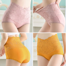 Load image into Gallery viewer, High-waisted Lace Panties For Women Ladies Sexy Mesh Panties Seamless Underwear Briefs Transparent Silk Women Cotton Health Knickers Lingerie
