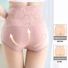 Load image into Gallery viewer, High-waisted Lace Panties For Women Ladies Sexy Mesh Panties Seamless Underwear Briefs Transparent Silk Women Cotton Health Knickers Lingerie
