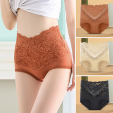 Load image into Gallery viewer, High-waisted Lace Panties For Women Ladies Sexy Mesh Panties Seamless Underwear Briefs Transparent Silk Women Cotton Health Knickers Lingerie
