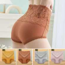 Load image into Gallery viewer, High-waisted Lace Panties For Women Ladies Sexy Mesh Panties Seamless Underwear Briefs Transparent Silk Women Cotton Health Knickers Lingerie
