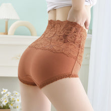 Load image into Gallery viewer, High-waisted Lace Panties For Women Ladies Sexy Mesh Panties Seamless Underwear Briefs Transparent Silk Women Cotton Health Knickers Lingerie
