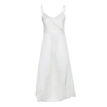 Load image into Gallery viewer, 2024 Spring Summer Dress Sleeveless White Top Holiday Vacation Dresses Women Beach Sundress Sexy White Long V-neck Vest Out of the Ordinary
