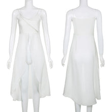 Load image into Gallery viewer, 2024 Spring Summer Dress Sleeveless White Top Holiday Vacation Dresses Women Beach Sundress Sexy White Long V-neck Vest Out of the Ordinary
