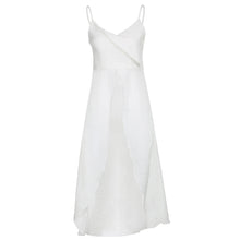 Load image into Gallery viewer, 2024 Spring Summer Dress Sleeveless White Top Holiday Vacation Dresses Women Beach Sundress Sexy White Long V-neck Vest Out of the Ordinary
